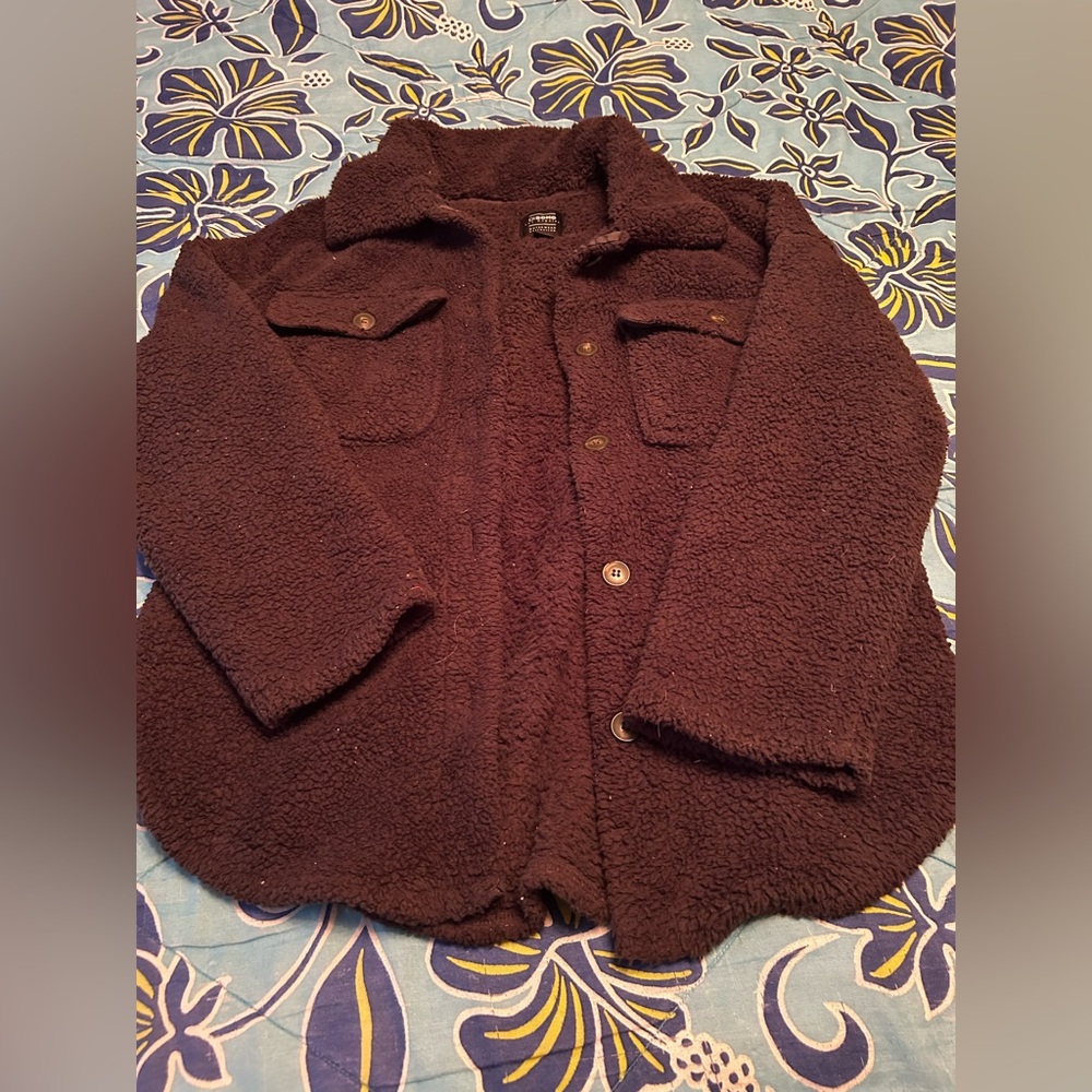 Ci Sono Chocolate Teddy Jacket